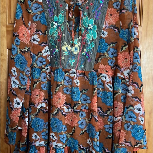 NWT-Aratta-Chiffon tunic-Medium - Picture 2 of 12